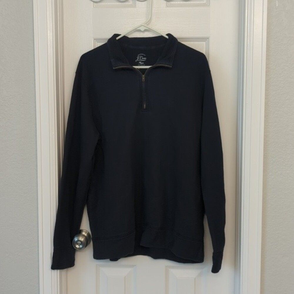 Men's J Crew half zip sweater